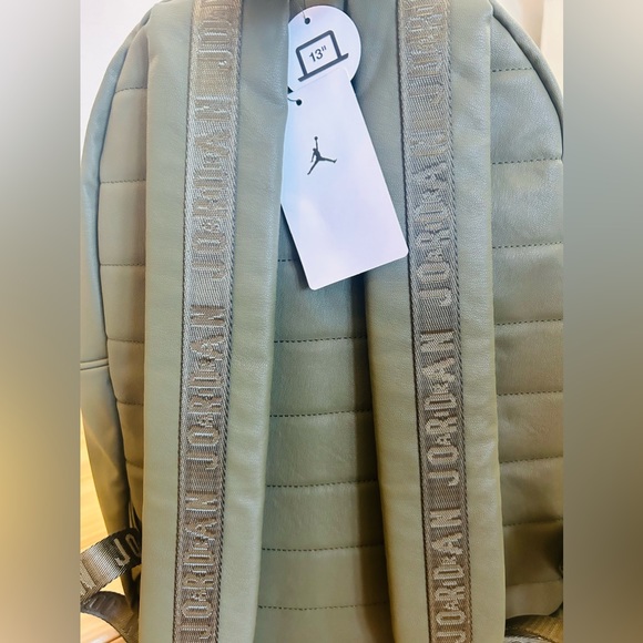 NEW- Air Jordan Olive Green Backpack NWT - Picture 2 of 16